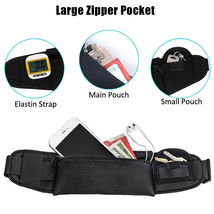 Running Bum Bag Fanny Pack Travel Waist Belt Zip Hiking Sport Pouch Wate... - $21.90