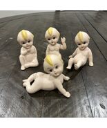 Vintage Bisque Kewpie Doll Piano Babies - Lot of 4 Cutie Babies - $41.45 CAD