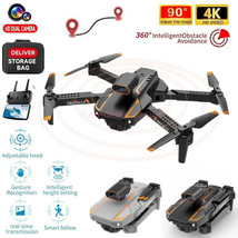 5G WIFI S91 Drone Dual 4K Camera Profession Obstacle Avoidance RC Cam Quadcopter - £44.59 GBP