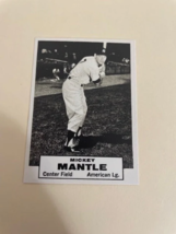 Vintage Mickey Mantle game card - £3.93 GBP