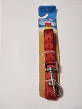 New Size Small/Medium Dog Leash Red/Green Watermelon Pattern 5Ft Length - £9.41 GBP