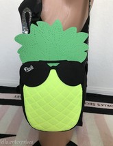 Victoria&#39;s Secret Pink Pineapple Cooler Black Yellow Green Insulated Tot... - $27.53 CAD