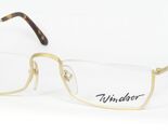 Gafas De Sol Vintage WINDSOR 807 2 Doradas Únicas Montura 54-20-145mm Al... - $115.02