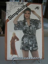 Simplicity 5545 Front Wrap Robe in 2 Lengths Pattern - Size S (10-12) - $9.78