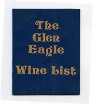 The Glen Eagle Wine List Paul Masson  - £14.24 GBP