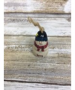 Terry XMAS Ornament SNOWMAN Ceramic Personalized NAME Terry - £6.07 GBP