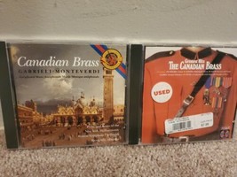 Lot of 2 Canadian Brass CDs: GabrieliMonteverdi Antiphonal, Greatest Hits - £6.82 GBP