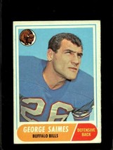 1968 TOPPS #201 GEORGE SAIMES VGEX BILLS *XR25469 - $2.21