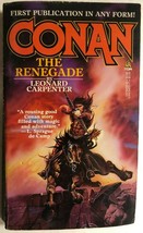 Conan The Renegade By Leonard Carpenter (1986) Tor Paperback 1st - £9.45 GBP