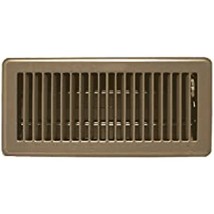 American Metal Products 4 in. H x 10 in. W Brown Steel Floor Register - $21.09