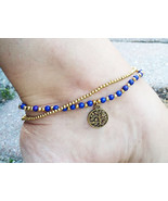 Tree of Life Beaded  Anklet Bracelet  handmade jewelry Girls  - £10.96 GBP