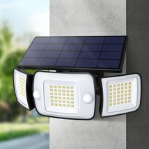 Solar Outdoor Lights 6000mAh Motion Sensor with Dual Sensors Waterproof ... - £38.58 GBP