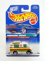 Hot Wheels Ice Cream Truck #693 Tropicool Series 1 of 4 White Die-Cast Car 1998 - £5.53 GBP