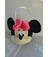 Disney Minnie Mouse Plush Halloween Costume Bucket Easter Basket Pail Pi... - £11.17 GBP