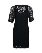 Maje Lace With Slip Dress In Viscose Women Black S - $191.90