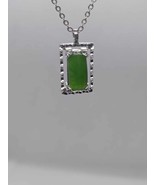 Translucency Jade Jewelry - (HIGH QUALITY) Elegant Baguette-Cut BC Jade ... - £76.05 GBP