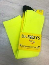 Foozys Women&#39;s &amp; Men&#39;s LIME GREEN Compression Socks, One Size Fits Most,... - £9.16 GBP