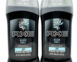 2x Axe Black Chill Deodorant Solid Stick Fresh 48 Hour Protection 3 oz New - $79.19