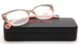 New Woow Cat Walk 1 Col 19000 Brown Eyeglasses Frame 53-15-142 B38 - $181.29