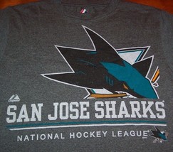 Vintage Style San Jose Sharks Nhl Hockey T-Shirt Small New - £15.58 GBP