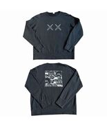 KAWS X UT Uniqlo Sesame Street Men’s Sweatshirt Sz M Black Crewneck Pull... - $19.75