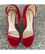 Red ankle strap heels by Body Central. - $20.00