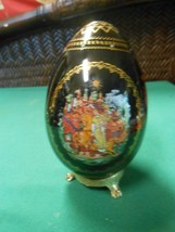 Beautiful Russian &amp; Ludmila Handpainted Porcelain Egg &quot;&quot;Fairy Tale&quot; #2 - £78.57 GBP