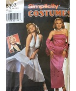 Simpliicity Costumes 8393 Marilyn Monroe Halter Dress 10-12-14 New Uncut - $170.96 CAD