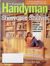 The Family Handyman Mag Sep 2004 - Showcase Shelves - $48.95 MXN