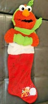 22&quot; Kurt Adler Sesame Street Plush Elmo Christmas Stocking - $349.68 MXN