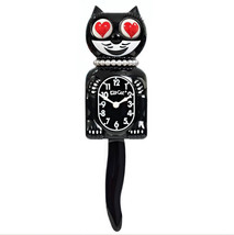 Classic Black Lady Kit-Cat Klock Clock with Heart Eyes FREE SHIPPING - $75.99