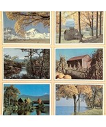 Autumn In America Fall Placemats 1970 Set Of 6 OB Vintage Dinnerware Win... - £27.48 GBP
