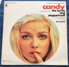 Candy Soundtrack Grusin Byrds Steppenwolf 1968 ABC Pop Psych Rock LP Vin... - $9.70