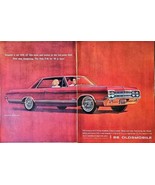 1965 Oldsmobile Cutlass F-85 2-Page 1964 Vintage Print AD - $207.74 MXN