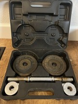 Set of 2 Vintage Sportsways 5 Lb Pound Weight Plates 10 Lb Barbell Dumbbell - $29.99