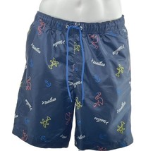 Nautica Water Shorts Blue Medium Length Board-shorts / Swim Trunks Men&#39;s Size L - £14.09 GBP