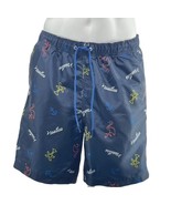 Nautica Water Shorts Blue Medium Length Board-shorts / Swim Trunks Men&#39;s... - £14.36 GBP