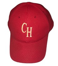 Sun Cap Brand Vintage “CH” Aerated Adjustable Red Embroidered Logo Hat - $232.06 MXN