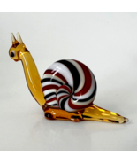 New Collection! Murano Glass Handcrafted Unique Lovely Snail Figurine, S... - £21.98 GBP