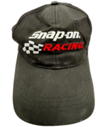 Snap-On Racing hat black cotton cap with checkered flag National Premium... - $7.60