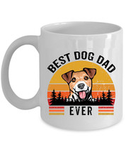 Jack Russell Terrier Dogs Coffee Mug Ceramic Gift Best Dog Dad Ever Mugs 11/15oz - £13.52 GBP+