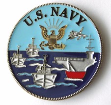 Us Navy Usn Sea Air Land Patriotic Series Challenge Coin 1.6 Inches New - £7.90 GBP