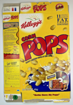 1999 Empty Kellogg&#39;s Corn Pops Music Offer 15OZ Cereal Box SKU U198/166 - $18.99