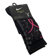 Nike Elite Crew Breast Cancer Awareness Kay Yow Basketball Socks SX7861-010 New - £15.83 GBP