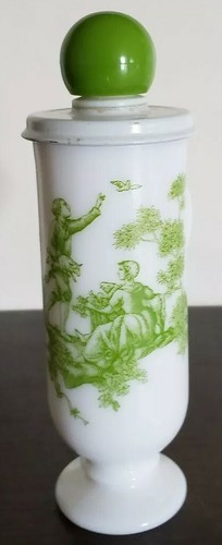 Vintage Collectible Avon Dutch Treat Demi Cup Milk Glass Floral Design ~ 1 Item image 3