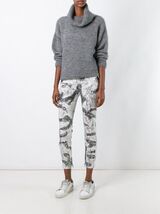 Faith Connexion Women&#39;s White Glitter Skinny Jeans- Size 25 New - $1,364.64 MXN