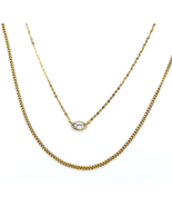 Sterling Forever 14K Gold Plated CZ Dainty Layered Necklace - $34.65