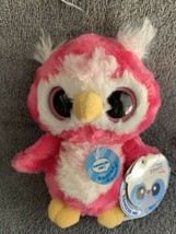 YooHoo &amp; Friends Aurora Snowy Owl LOONEY w/Noise Plush 5” NWT Punk White Bird - £7.85 GBP