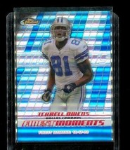 2008 Topps Finest Finest Moments Blue Refractor 297/299 Terrell Owens FM-TO HOF - £11.65 GBP