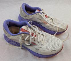 Brooks Adrenaline GTS 22 Women&#39;s Size 8.5 B ‘White Coral Purple’ Shoes S... - $29.69